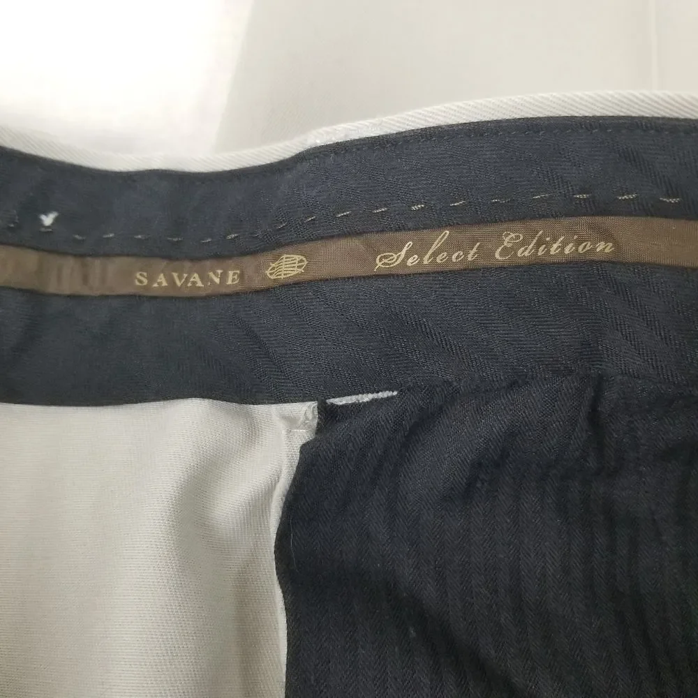 Savane Select Edition Light Khaki Cotton Dress Pants‎ Size 38/30